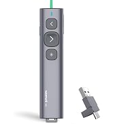 Norwii N95 Presentation Clicker with USB-A&C Receiver, PowerPoint Clicker for Presentation Remote...