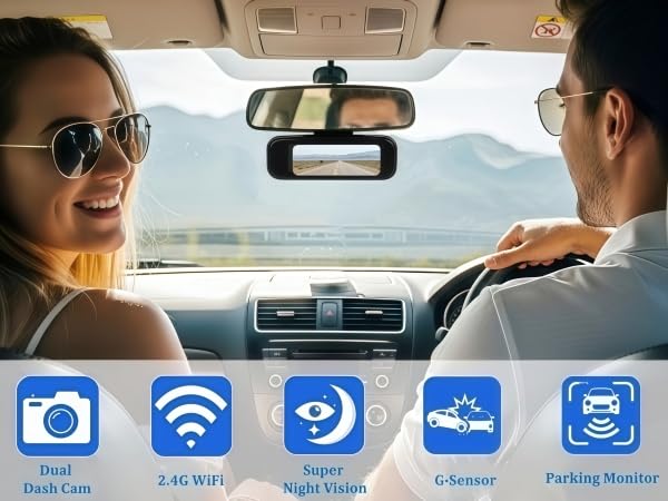 Dash Cam Front and Rear