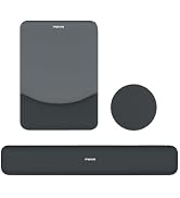 MOSISO Ergonomic Keyboard & Mouse Pad Wrist Rest Set, Silicone-Filled Wrist Support with Non-Slip...