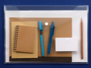 clear plastic envelopes with snap closure, transparent color, clear plastic envelopes