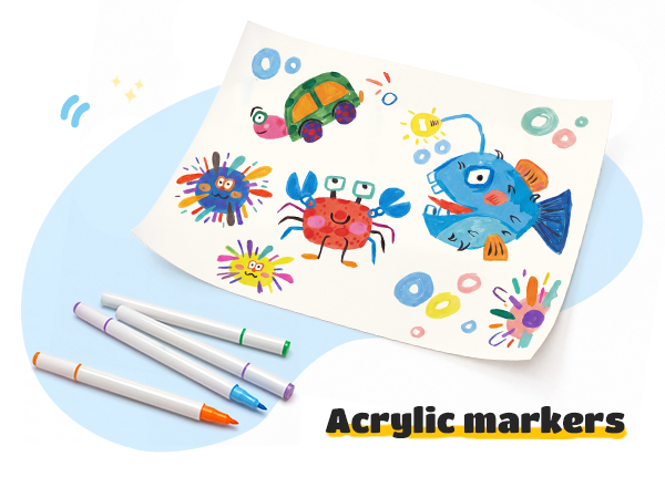 Acrylic markers