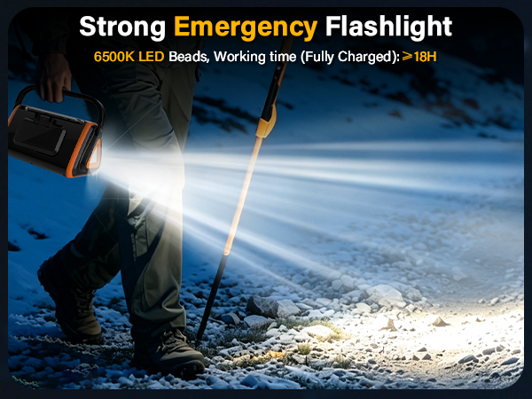 Emergecny flashlight radio