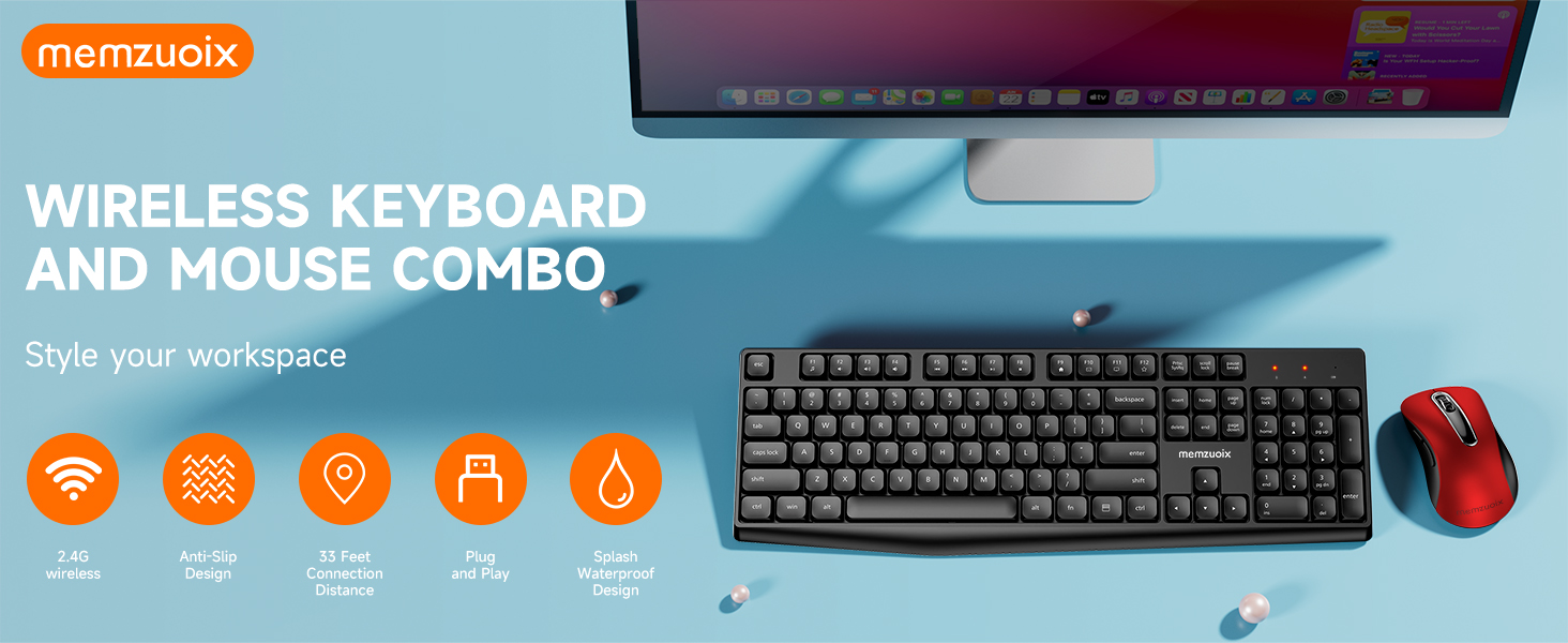 wireless mouse and keyboard combo