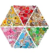 CXWLJL 80PCS Random Assorted Styles Embroidered Patches, Bright Colors, Sew/Iron on Applique Patc...