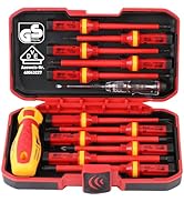 1000V Insulated Electrician Screwdriver Set - 13-Piece Professional Electrical Screwdriver Set In...