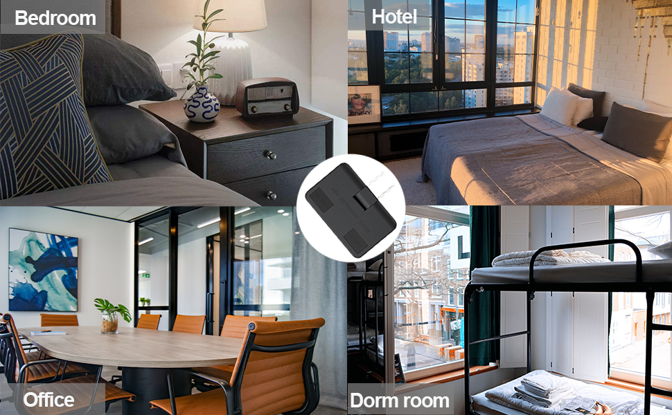 3 way flat wall outlet extender
