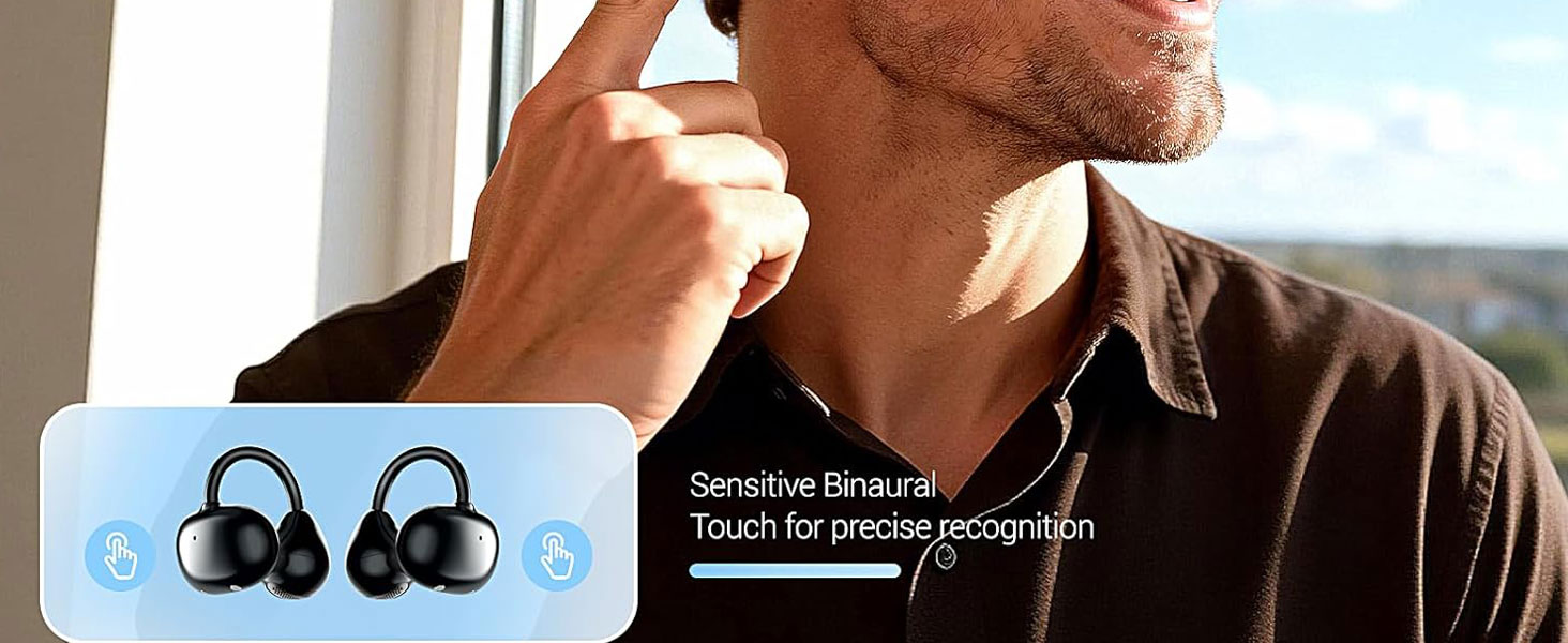 Open Ear Clip on Earbuds