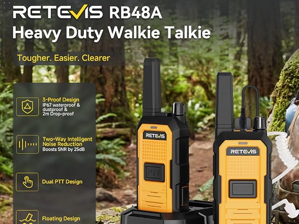Heavy Duty RB48A Walkie Talkie