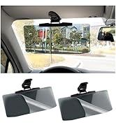 2Pcs Car Visor(Upgraded Version to Block Harmful UV Rays) Adjustable Angle, Anti-Glare 12.6'' x 6...