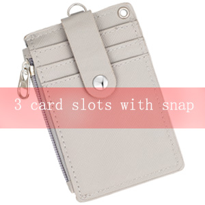 3 Card slots with snap