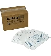 Riddy Glue Boards, 72 Boards, Pre-Baited, Ready to Use Indoors, Sticky Adhesive, 5.5