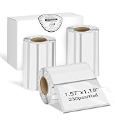 ORGSTA 3Rolls Thermal Labels for T003 Label Maker, 1.57'' x 1.18"(40X 30mm) Thermal Sticker Label...