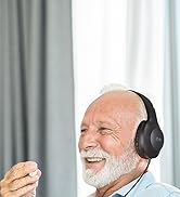 DUNGZDUZ 20Ft Extra Long Cord Headphones for TV & PC with Volume Control, Wired TV Headset with E...