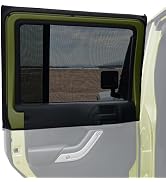 Rear Window Screen Cover for Jeep,Rear Window Sun Shade for Back Windows,Breathable Camping Black...