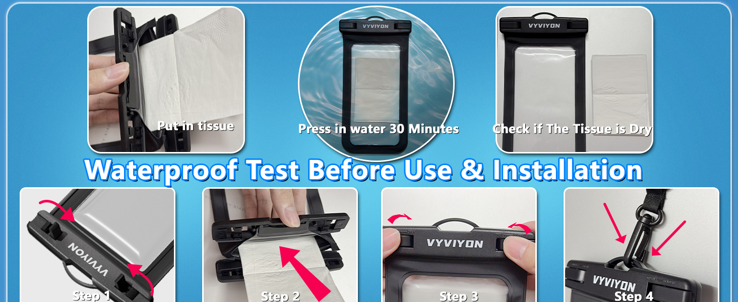 Waterproof phone pouch