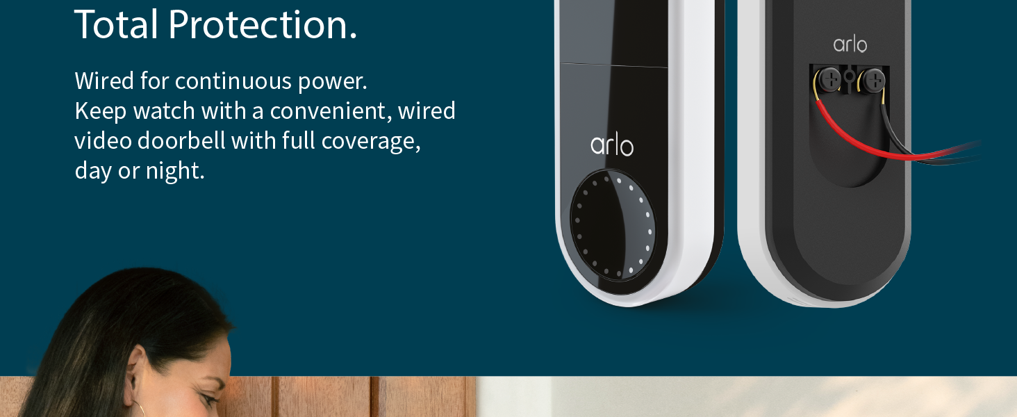 Arlo Essential Wired Video Doorbell