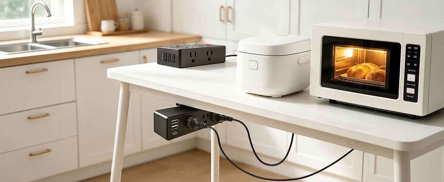 under desk power strip