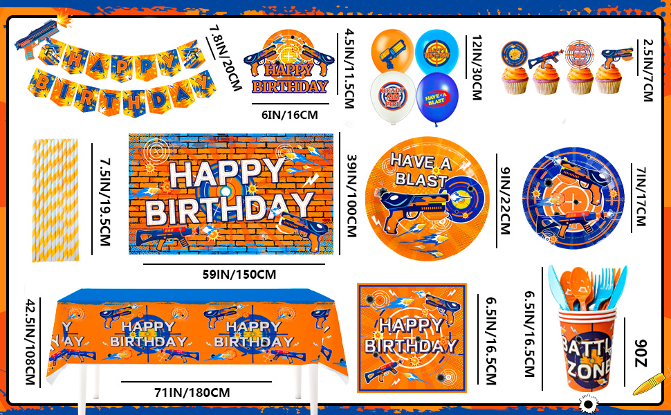 Dart War Party Supplies