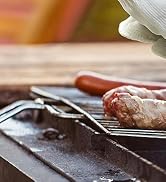 Heat Resistant Gloves - BBQ Gloves Heat Resistant Cooking Oven Gloves with Fingers Grill Glove