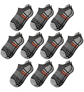 Comfoex 10 Pairs Boys Socks Ankle Athletic Socks For Big Little Kids Cotton Half Cushioned Socks