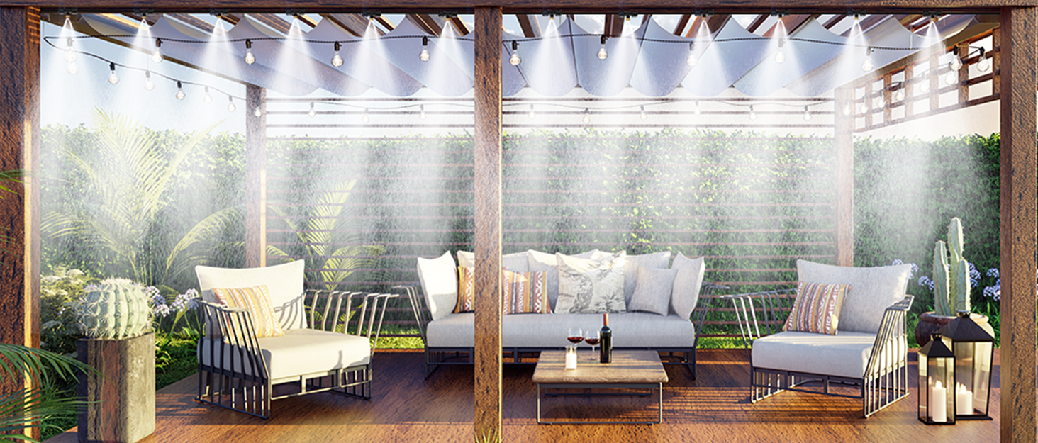 misters for outside patio