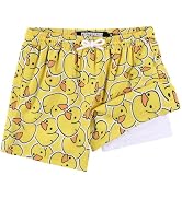CoozySphere Boys Swim Trunks with Mesh Compression Liner Quick Dry Swim Shorts Casual Kids Bathin...