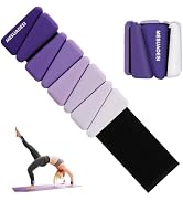 Wrist Weights for Women, Set of 2 Adjustable Ankle Weights Wearable Arm and Leg Wrist Weights for...