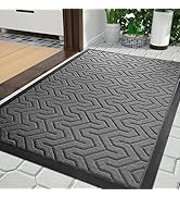 Yimobra Door Mat, All-Season Outdoor Indoor Durable Doormat for Home Entrance Floor, Heavy Duty N...