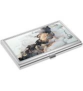Rouidr Business Card Holder, Small Business Card Case, Slim Metal Business Card Organizer, Pocket...