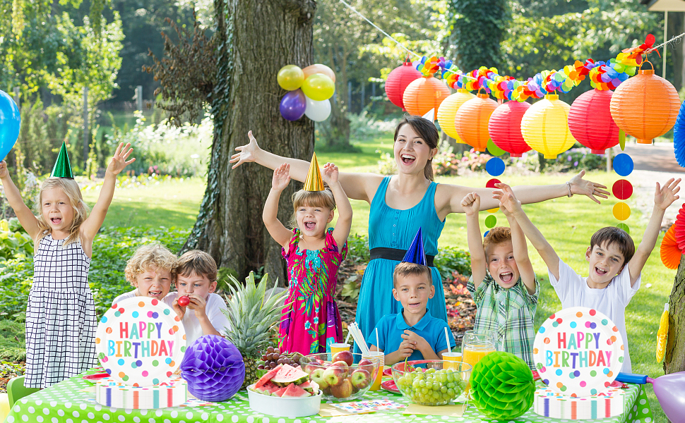Birthday Cake Plates