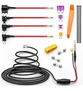 Aienxn Radar Detector Hardwire Kit, Direct Wire Wiring kit, Radar Detector Quick Connection Plug ...