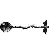 Retro Dragonfly Stainless Steel Coffee Spoon, Dessert Teaspoon, Creative Kitchen Gadget (Gray)