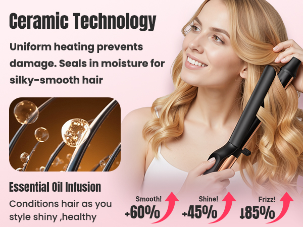 1 1/4 inch curling iron long barrel