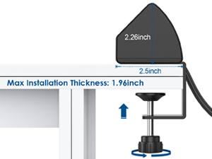 desk clamp power strip