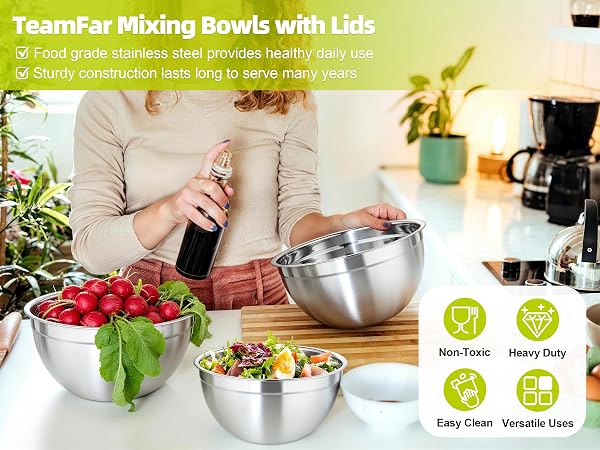 mixing bowls