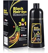 BELEZALIB Instant Black Hair Dye Shampoo for Women MEIDU Hair Color Shampoo Gray Hair For Men- 10...