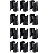 24 Pcs Wire Shelf Clips for 3/4" Post - 12 Pairs of Wire Rack Lock Clip Replacements for Metal Sh...