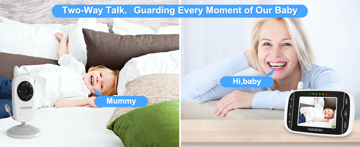 baby monitor with camera and audio