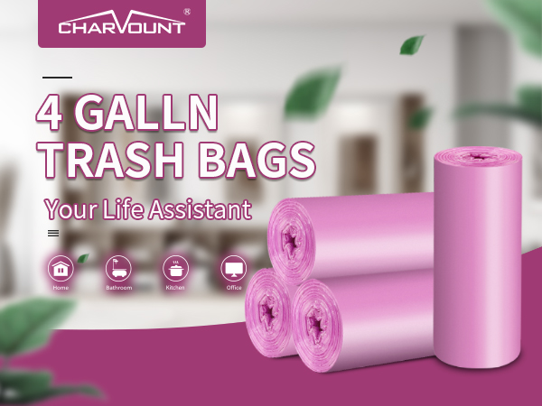 4 gallon trash bags