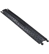 D-Line DO-1B765 Cable Protector, Heavy Duty Single Channel Drive Over Ramp, Protect Hoses and Cab...