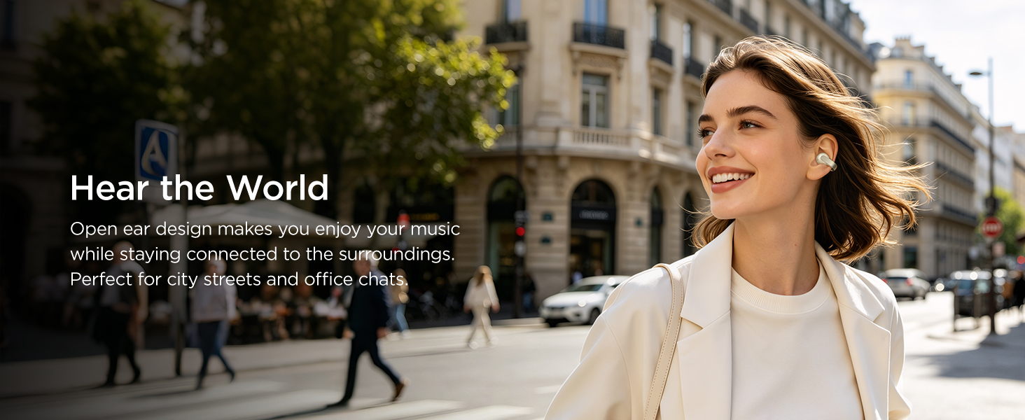 open ear clip on earbuds