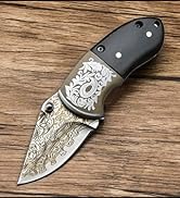 STARDW Mini Folding Pocket Knife,Cool Knives,Damascus Pocket Knife,EDC Pocket knife for Camping,H...