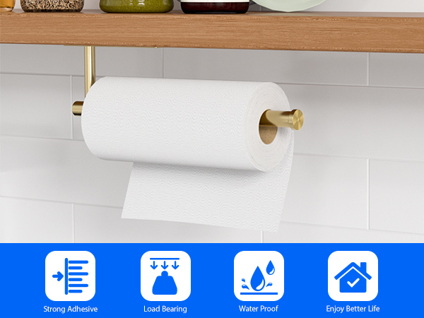 paper towel holder under cabinet