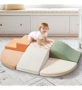 Tiny Land Soft Foam Climbing Blocks for Toddlers, 6-Piece Baby Foam Climbing Blocks, Indoor Playg...