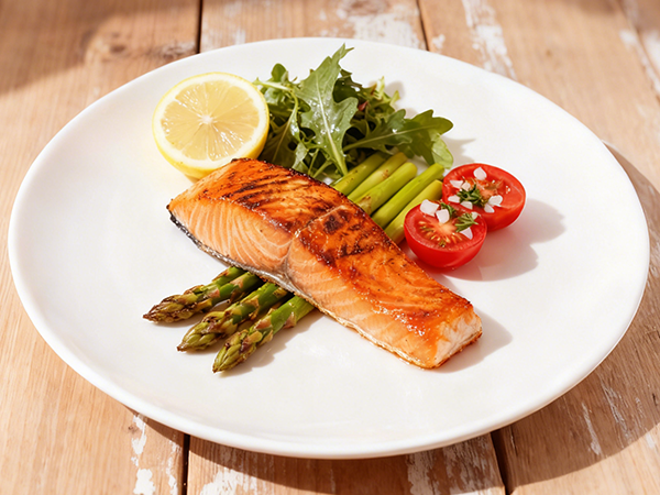 smoked fish salmon chop