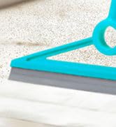 MAVRIZ Air Broom for Dust, Hair, Liquids, Silicone Broom with Removable Rubber Strip and Brooms B...