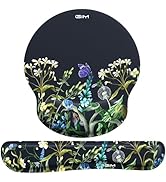 Ergonomic Keyboard Wrist Rest and Mouse Pad with Wrist Support, GIM Memory Foam Mouse Cushion Ant...