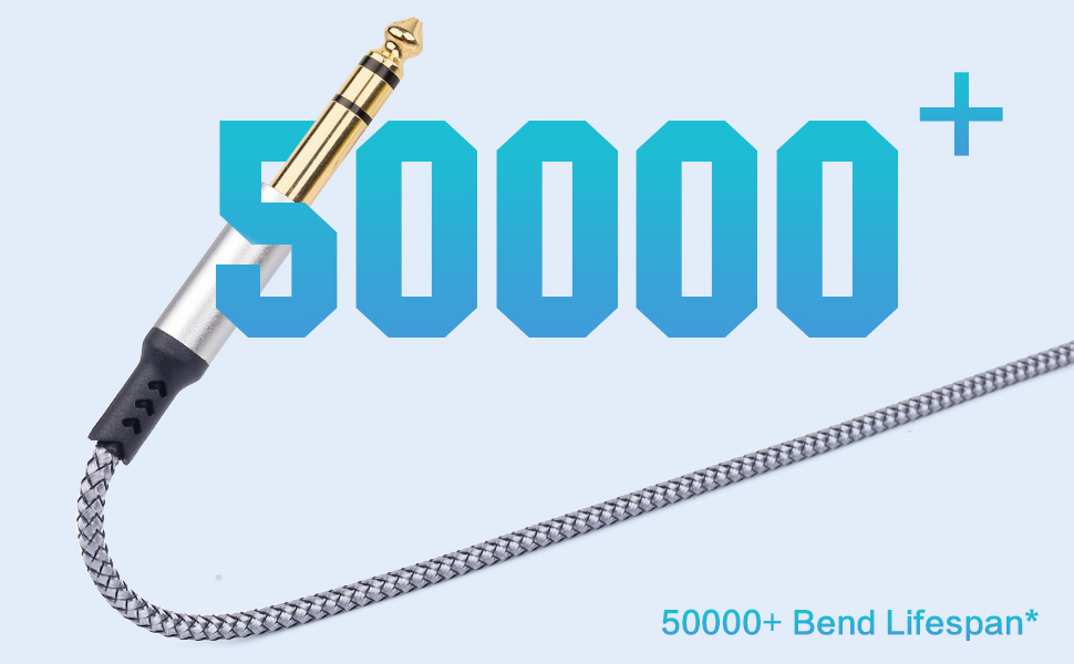 3.5mm to 6.35mm Audio Cable 1/8 t
