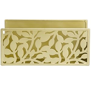 Brass Metal Magnetic Marker Holder with Floral Cutout Design