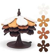 Silicone Trivets for Hot Dishes Pans Teapot Cups, Vynusio Trivet Tree Set 6 Pack Trivets +1 Stand...